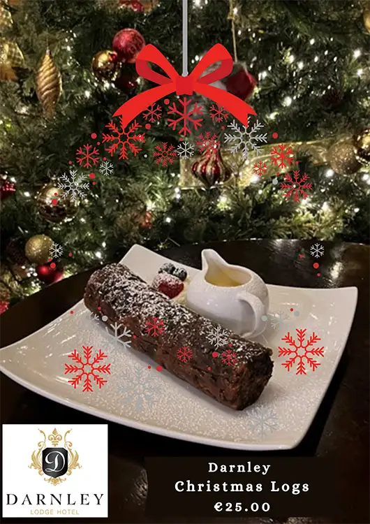Christmas Pudding Log - Darnley Lodge Hotel